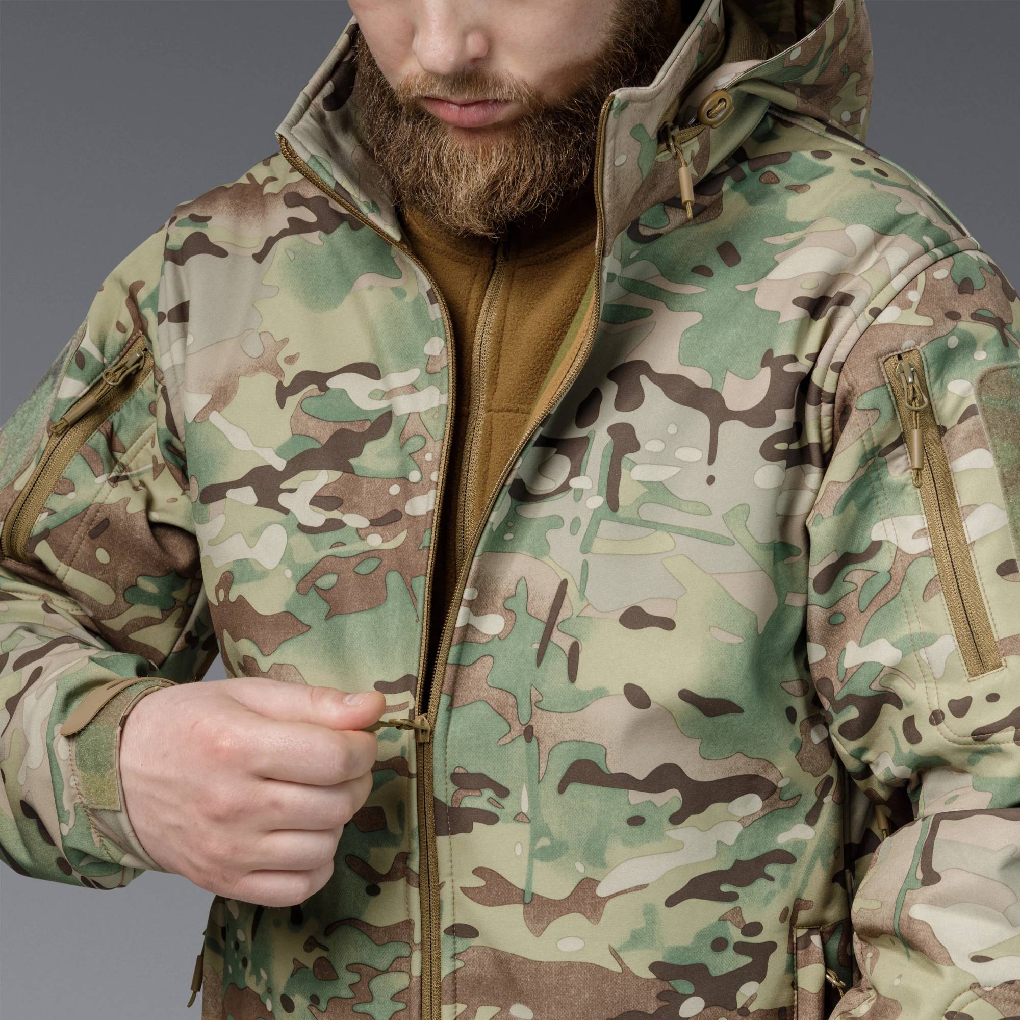 Куртка тактическая SoftShell APEX Shield Storm. Осень-Весна