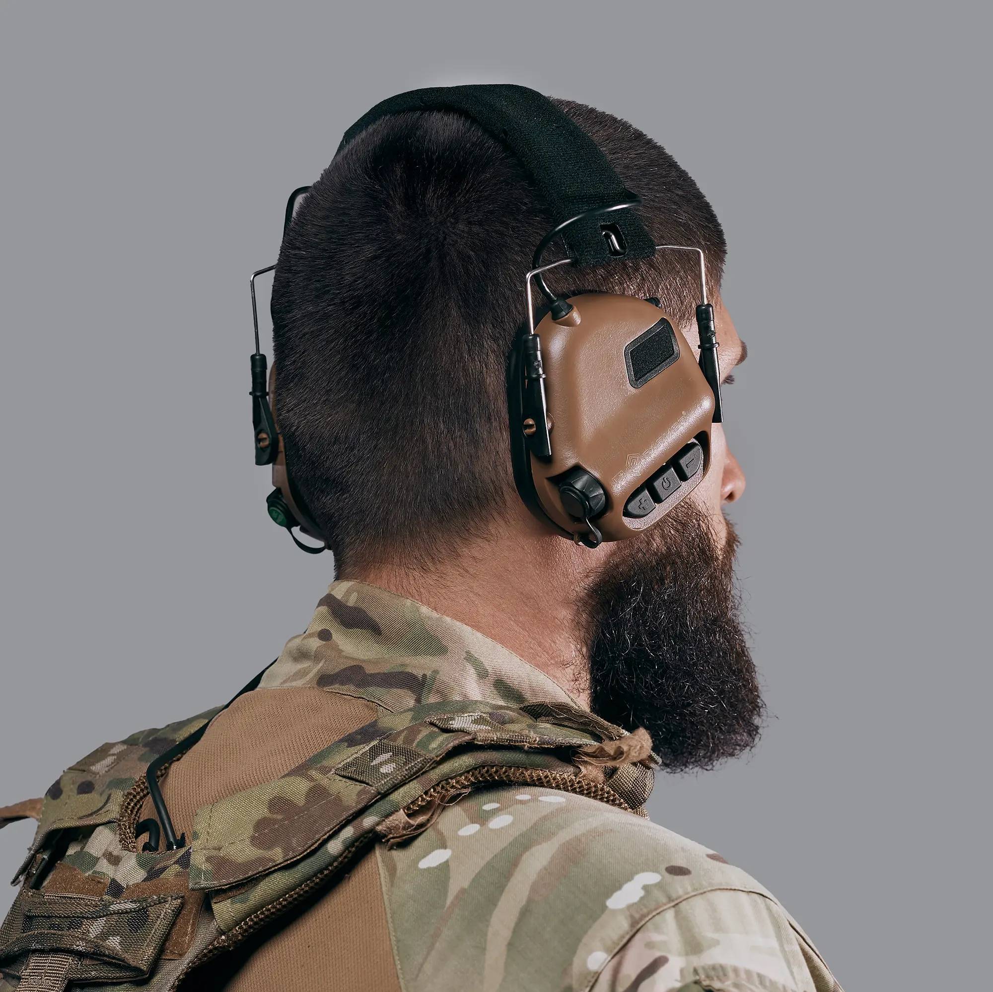 Активні тактичні навушники з мікрофоном Earmor M32 Plus MOD3