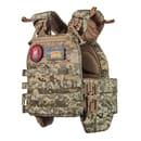 Плитоноска TUR PRO Gen 2, система швидкого скидання. Molle. Колір Піксель. Розмір XL.