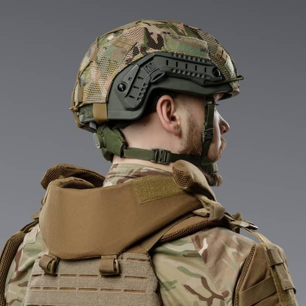 5 - Баллистическая защита шеи 2-го класса защиты. CORDURA 1000D. Койот