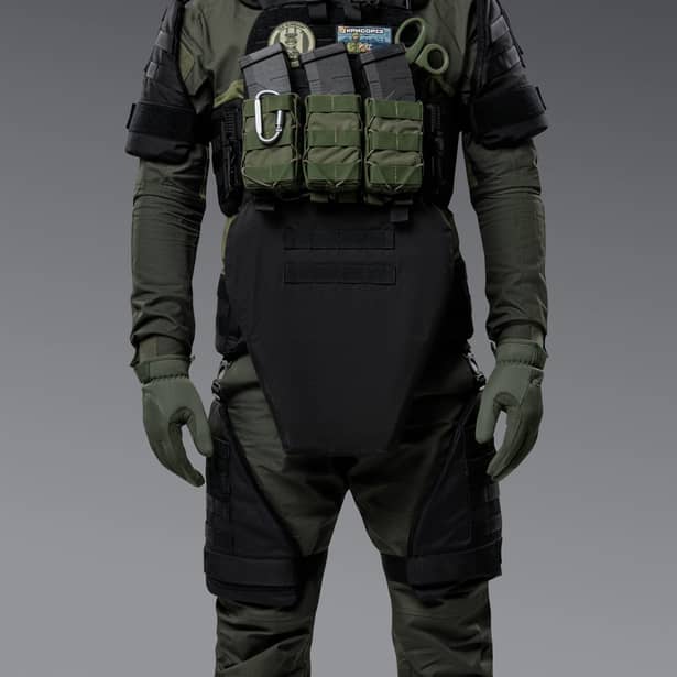 13 - Бронекостюм ГАРТ V.3. 2-го класу захисту. Чорний. Розмір XL