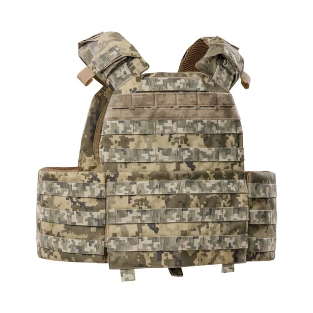 10 - Плитоноска КРУК, система швидкого скидання. Molle. Колір Піксель.