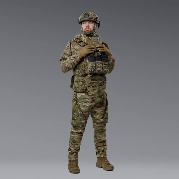 4 - Бронекостюм ГАРТ V.3. 2-го класу захисту. Мультикам. Розмір L