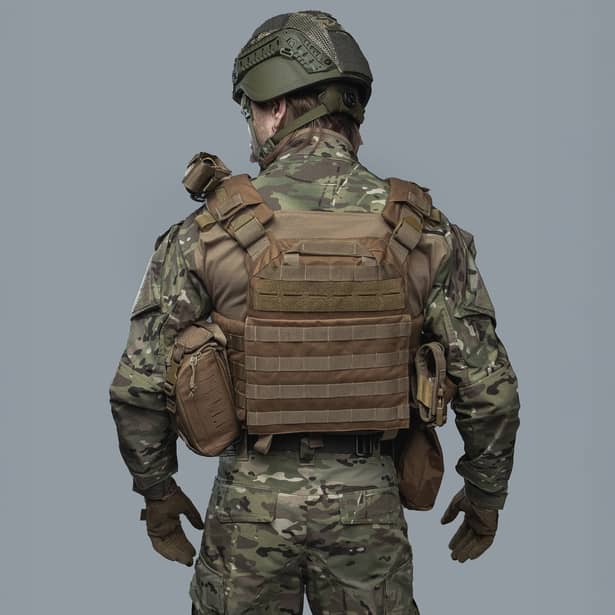 4 - Плитоноска SVAROG (Комплект 7 підсумків) з системою швидкого скидання. Molle. Колір Койот.