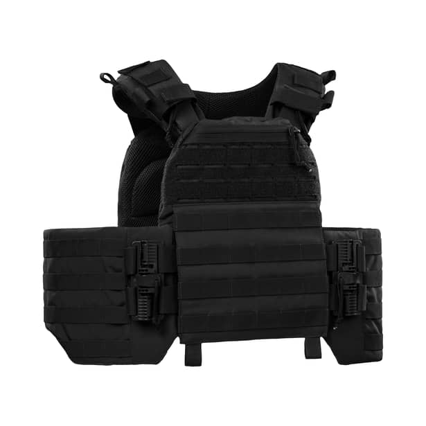 8 - Плитоноска TUR PRO Gen 2, система быстрого сброса. Molle. Цвет Черный. Размер XL.