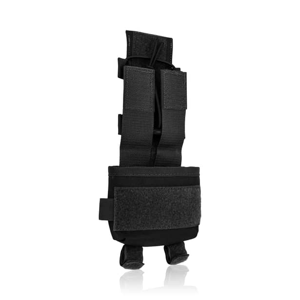 5 - Подсумок-противовес для шлема (крепление на тыловую часть). Cordura 500D. Черный