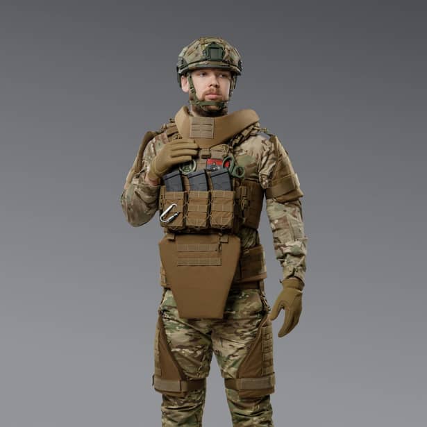 5 - Бронекостюм ГАРТ V.3. 2-го класу захисту. Койот. Розмір L