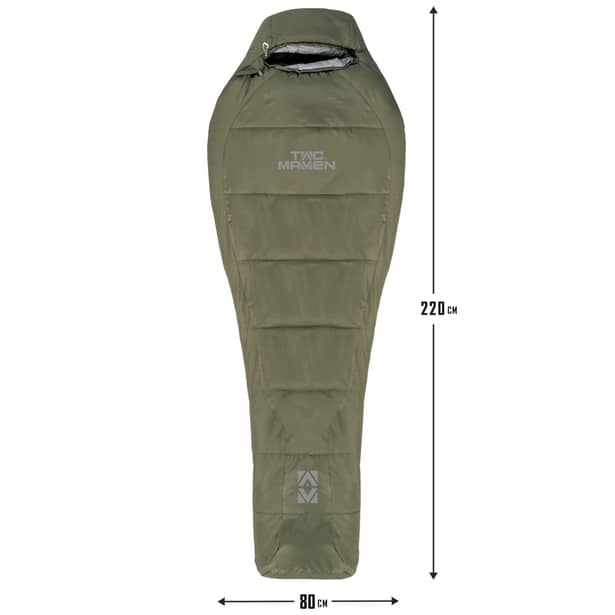 3 - Спальник утеплений Pentagon Tac Maven Mummy. Олива