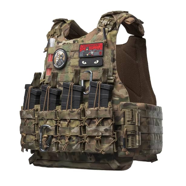 1 - Плитоноска VEPR, збільшена площа захисту. (аналог IOTV G4) Molle. Колір Мультикам. Розмір L