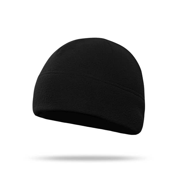 1 - Шапка флісова Winter Cap Чорна. Polyester. Розмір: L-XL