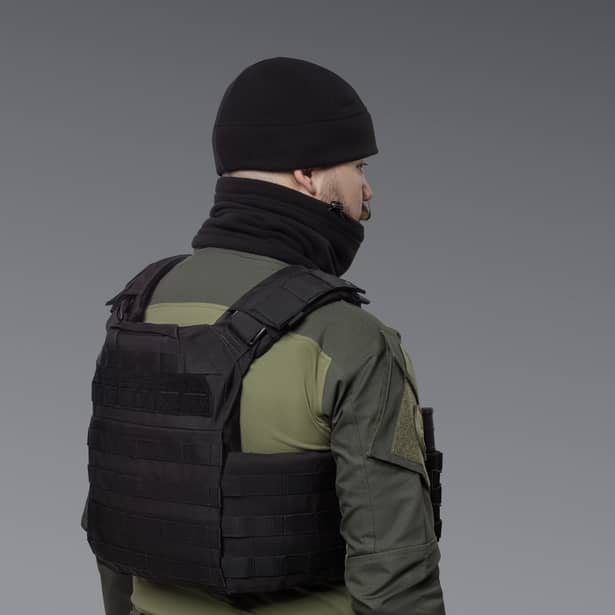 3 - Комплект Winter Tactical Kit: Бафф + Шапка Чорний. Розмір L-XL