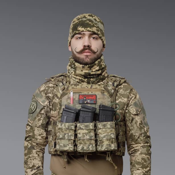 7 - Комплект Winter Tactical Kit: Бафф + Шапка Пиксель. Размер L-XL