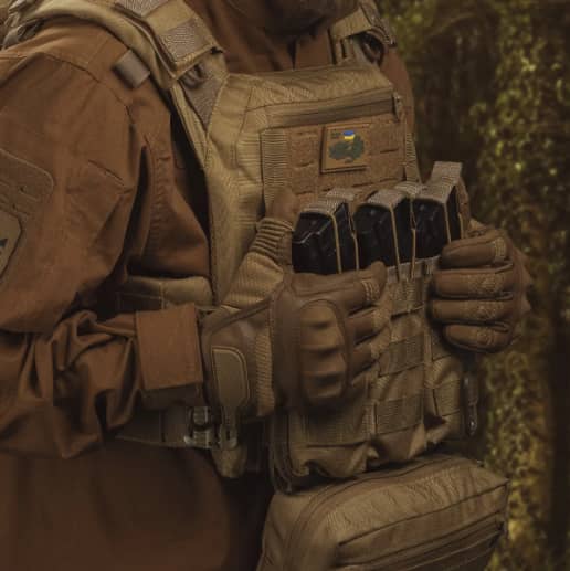 9 - Тактичні рукавички Glotac. Койот