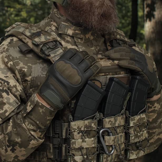 5 - Тактичні рукавички Glotac. Олива