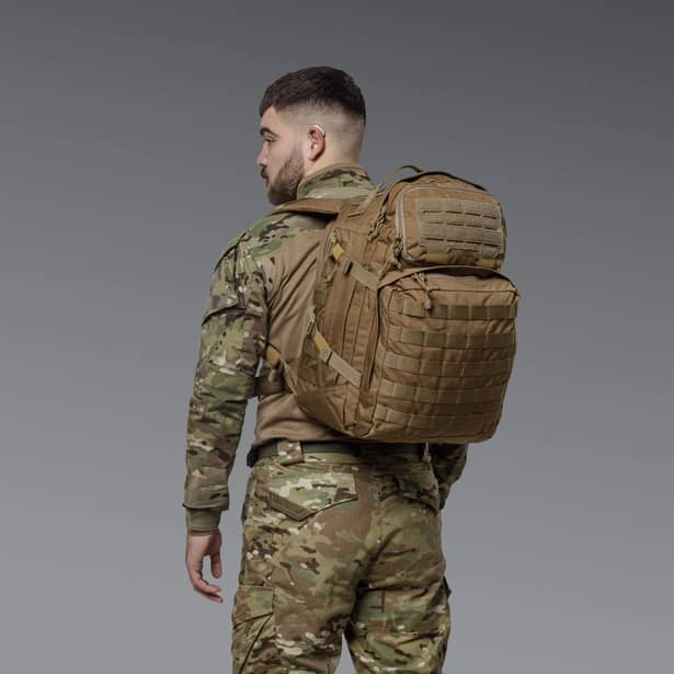3 - Тактичний рюкзак Scout на 40л. Cordura 1000D. Койот