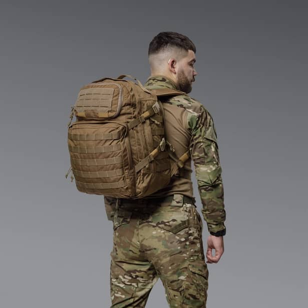 6 - Тактичний рюкзак Scout на 40л. Cordura 1000D. Койот