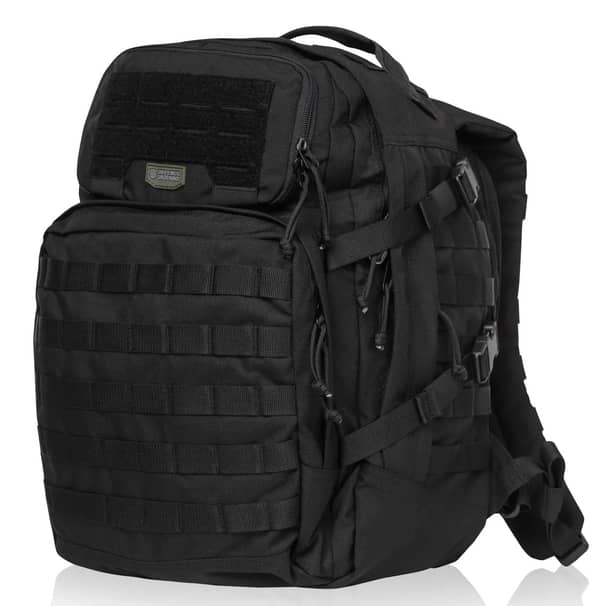1 - Тактичний рюкзак Scout на 40л. Cordura 1000D. Чорний