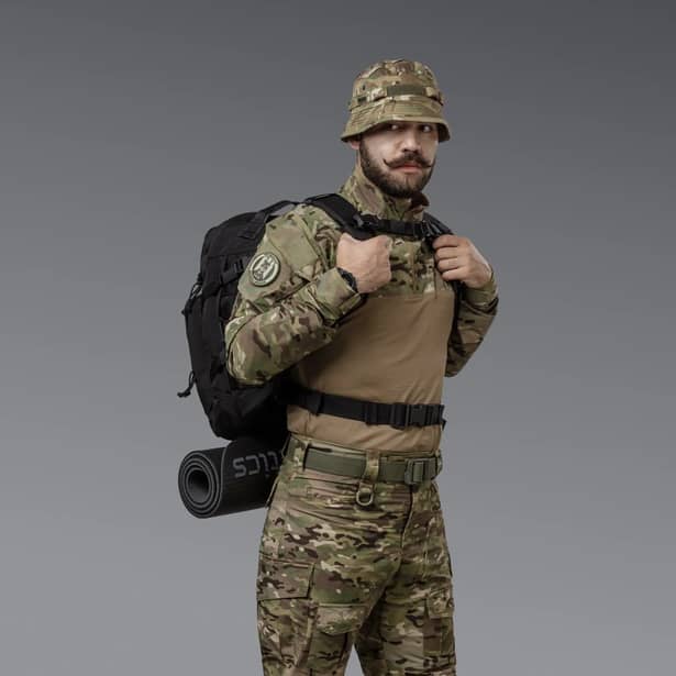 2 - Тактичний рюкзак Scout на 40л. Cordura 1000D. Чорний