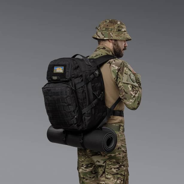 6 - Тактичний рюкзак Scout на 40л. Cordura 1000D. Чорний