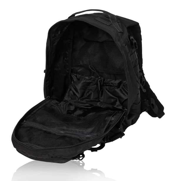 8 - Тактичний рюкзак Scout на 40л. Cordura 1000D. Чорний