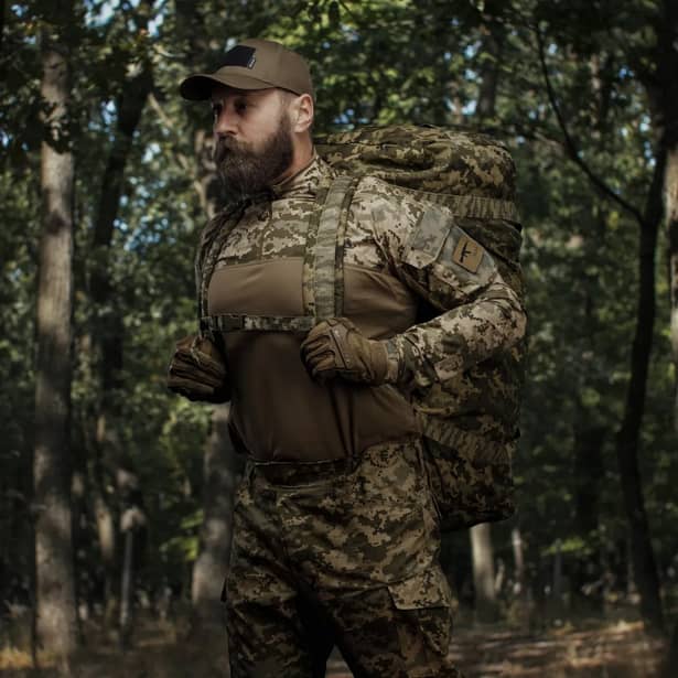 5 - Тактична сумка-баул на 100л. Cordura 500D. Піксель