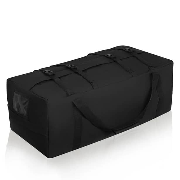 1 - Тактична сумка-баул на 100л. Cordura 500D. Чорний