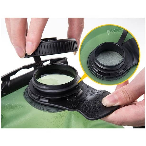 3 - Питьевая система (гидратор) 3 л Naturehike PET NH30Y030-D. Зеленый