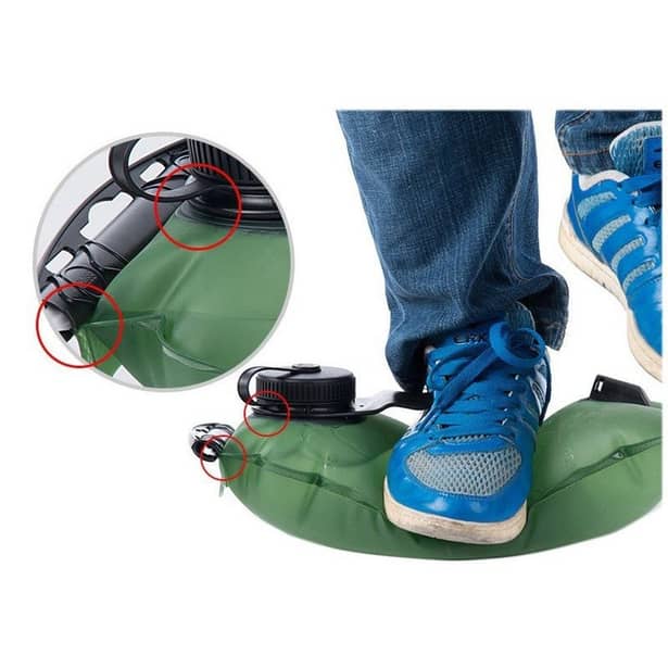 6 - Питьевая система (гидратор) 3 л Naturehike PET NH30Y030-D. Зеленый