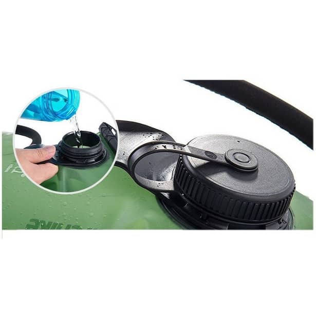 8 - Питьевая система (гидратор) 3 л Naturehike PET NH30Y030-D. Зеленый