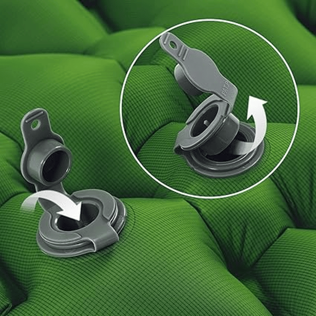 3 - Килимок надувний 65 мм Naturehike FC-10 NH19Z001-P. Зелений