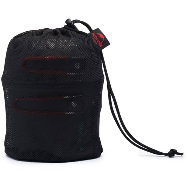 8 - Набор посуды для кемпинга 4 ед. Naturehike NH15T401-G, алюминий