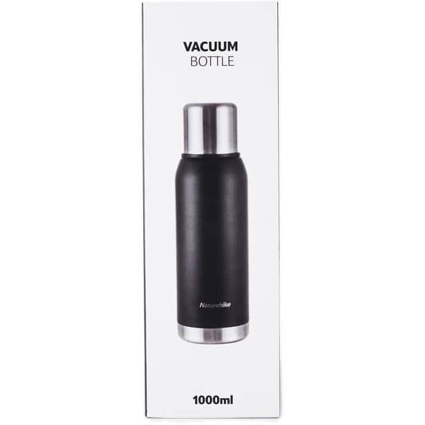 4 - Термос стальной 1,0л Naturehike Q-9H NH19SJ010. Черный