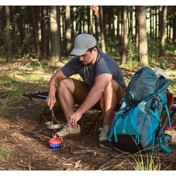 4 - Сковорода титановая с раскладной ручкой 17 см. Naturehike NH18T010-A