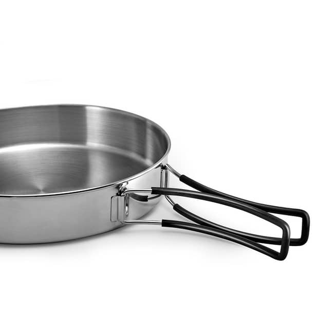 5 - Набор посуды (2 кастрюли, котелок, сковорода) нержавеющая сталь Naturehike NH22CJ005