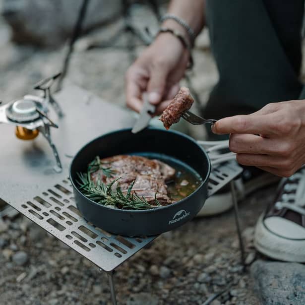 8 - Набор посуды для кемпинга 1,8 л алюминиевый 2ед. Naturehike CNK2300CJ0002