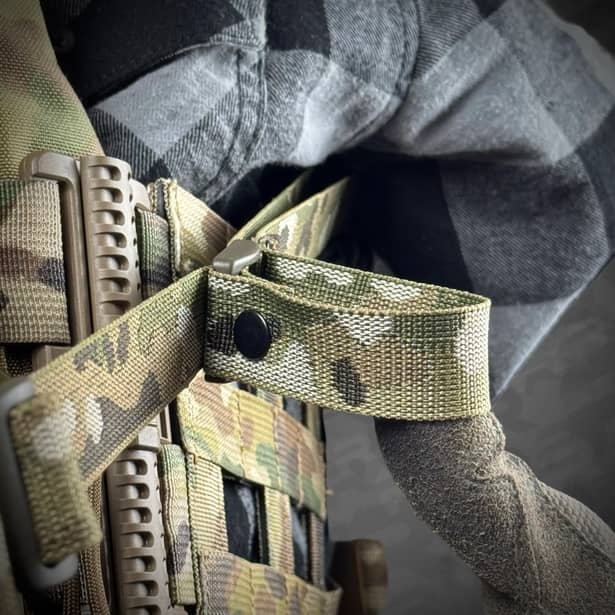 4 - Ремінь збройовий одно/двоточковий з широким наплічником RAGNAROK RAGNARR Мультикам