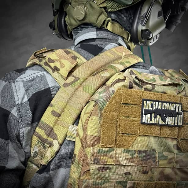 5 - Ремінь збройовий одно/двоточковий з широким наплічником RAGNAROK RAGNARR Мультикам