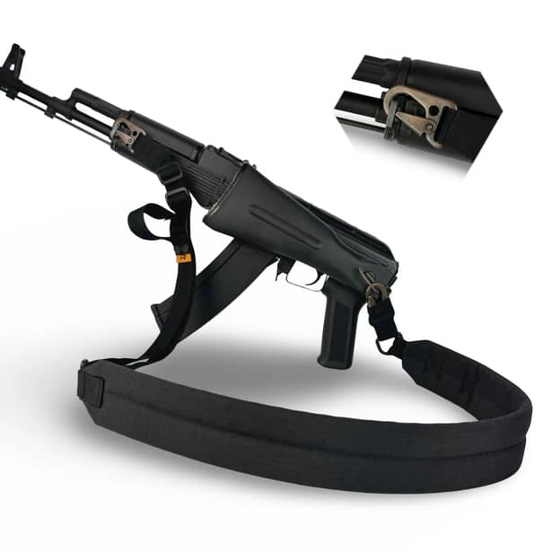 1 - Ремінь збройовий одно/двоточковий з широким наплічником RAGNAROK RAGNARR Чорний