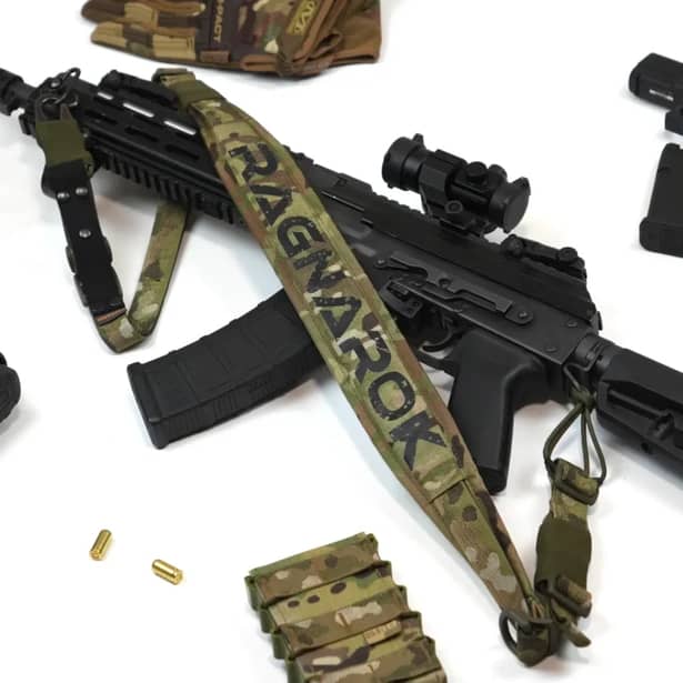 1 - Ремінь збройовий одно/двоточковий з широким наплічником RAGNAROK RAGNARR Gen.II Мультикам