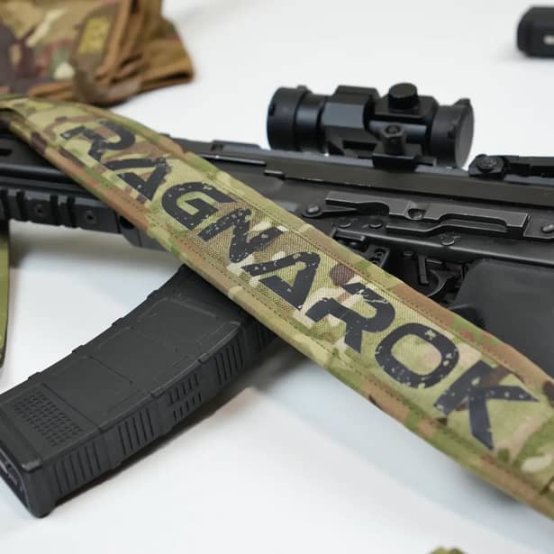 2 - Ремінь збройовий одно/двоточковий з широким наплічником RAGNAROK RAGNARR Gen.II Мультикам