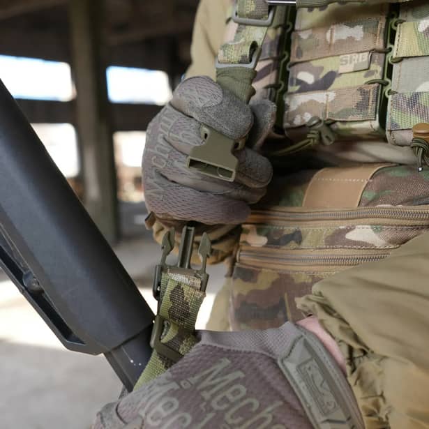 10 - Ремінь збройовий одно/двоточковий з широким наплічником RAGNAROK RAGNARR Gen.II Мультикам