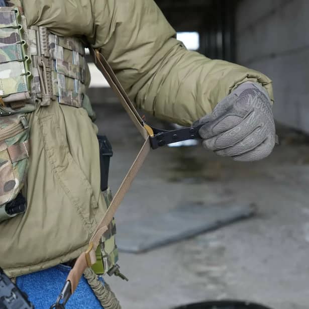 14 - Ремінь збройовий одно/двоточковий з широким наплічником RAGNAROK RAGNARR Gen.II Койот