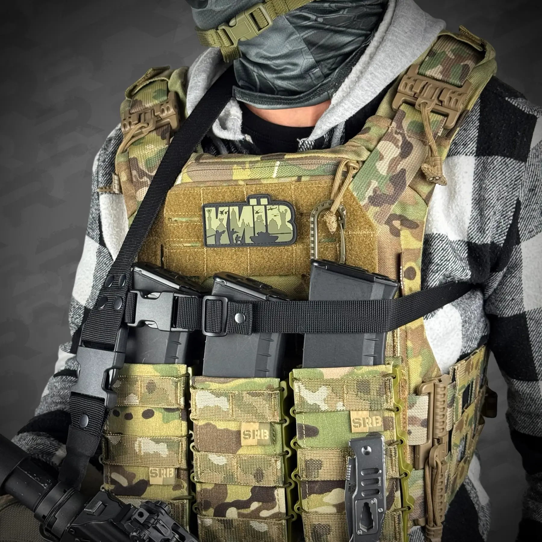 6 - Ремінь одно/двоточковий збройовий RAGNAROK ODIN carbine Gen.II. Чорний