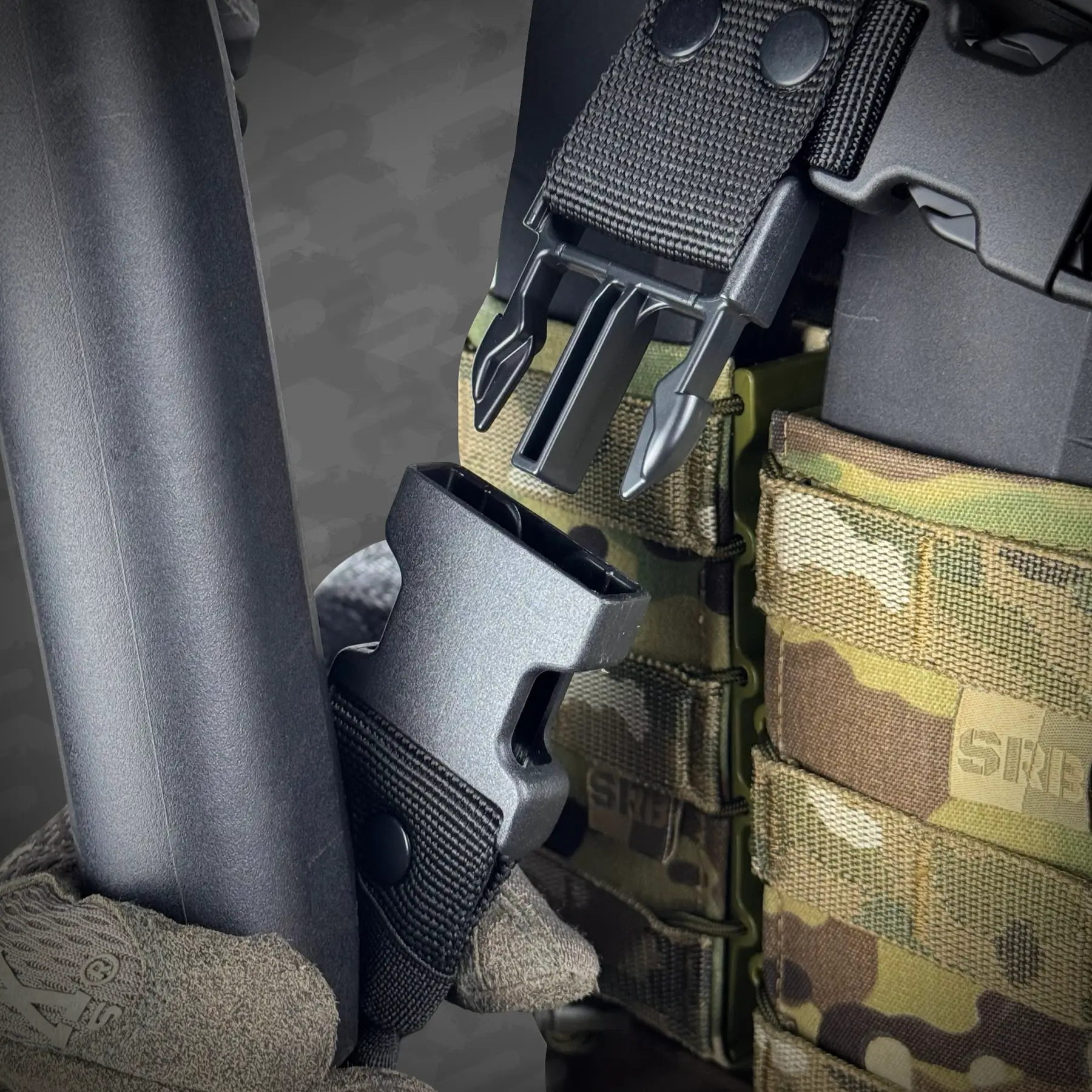 7 - Ремінь одно/двоточковий збройовий RAGNAROK ODIN carbine Gen.II. Чорний