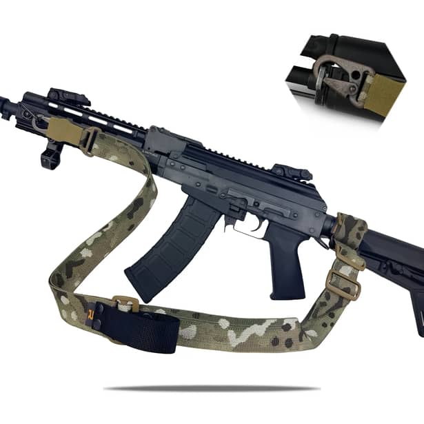 1 - Ремінь RAGNAROK TYR carbine збройовий одно/двоточковий з додатковим кріпленням. Мультикам