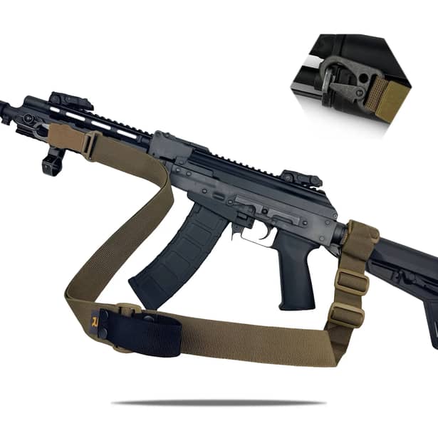 1 - Ремінь RAGNAROK TYR carbine збройовий одно/двоточковий з додатковим кріпленням. Койот