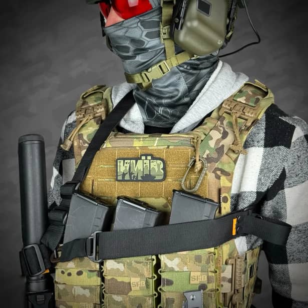 6 - Ремінь RAGNAROK TYR carbine збройовий одно/двоточковий з додатковим кріпленням. Чорний