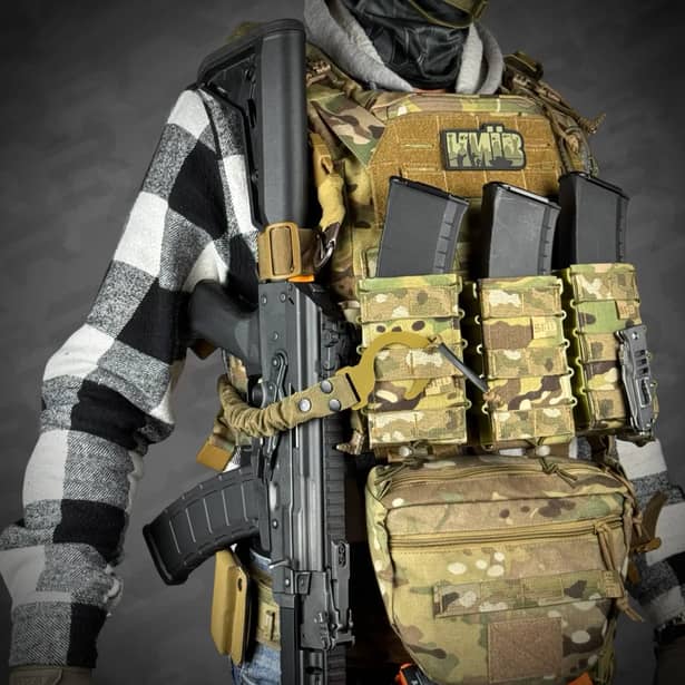 4 - Ремень-крюк, фиксатор для оружия RAGNAROK THOR-3 Койот