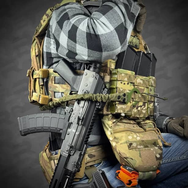 3 - Ремень-крюк, фиксатор для оружия RAGNAROK THOR-3 Олива