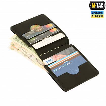 5 - Гаманець M-Tac Slim Elite. Чорний